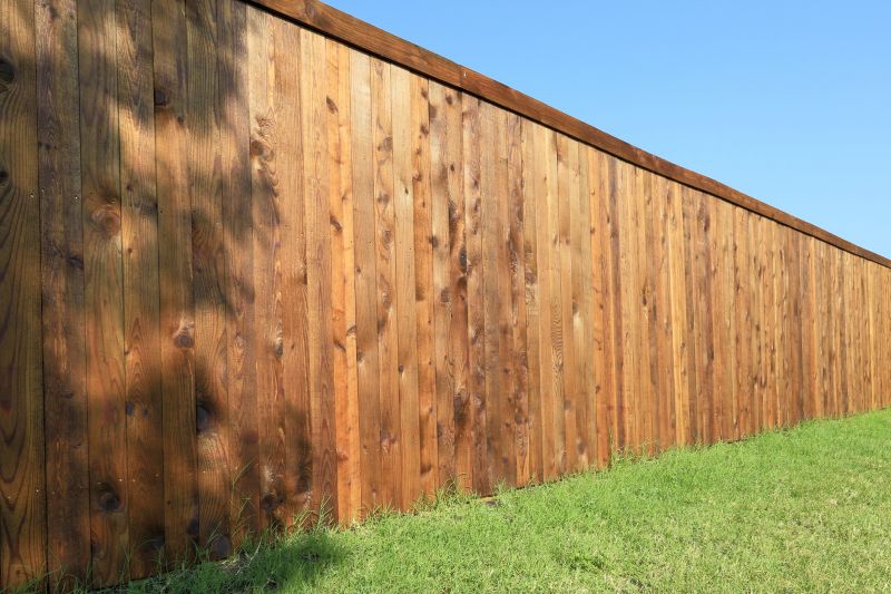 Repaired Fence Sections