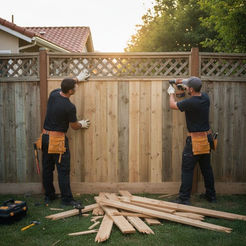 Wood Fence Repair